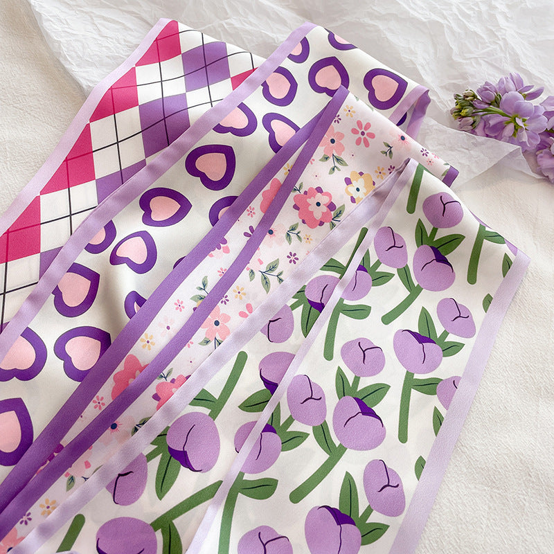 colorful women's scarf headband image 4