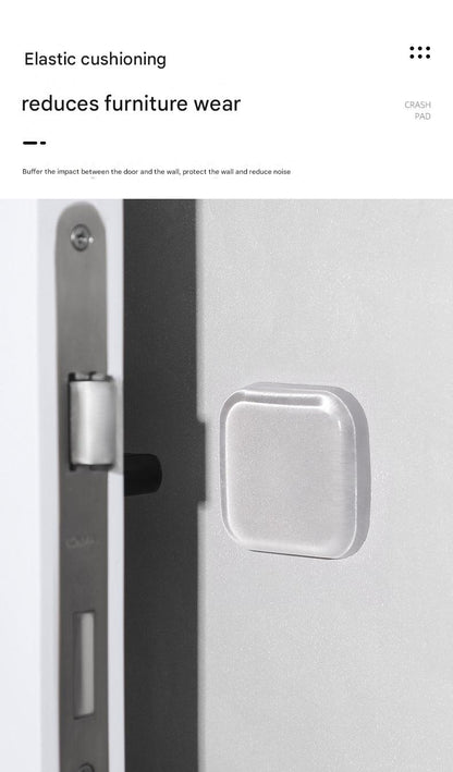 Transparent self-adhesive door handle bumper 8
