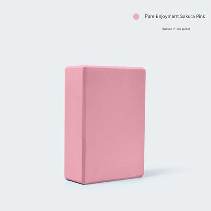 Group of yoga bricks in various colors