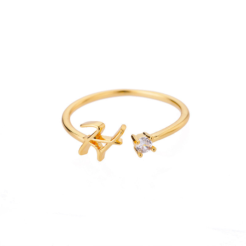 customized gold ring for unisex