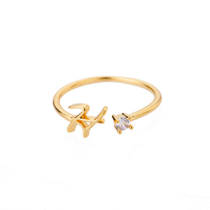 customized gold ring for unisex