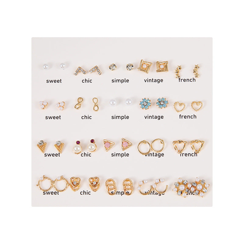 Stunning Pearl Earrings Set Image 3