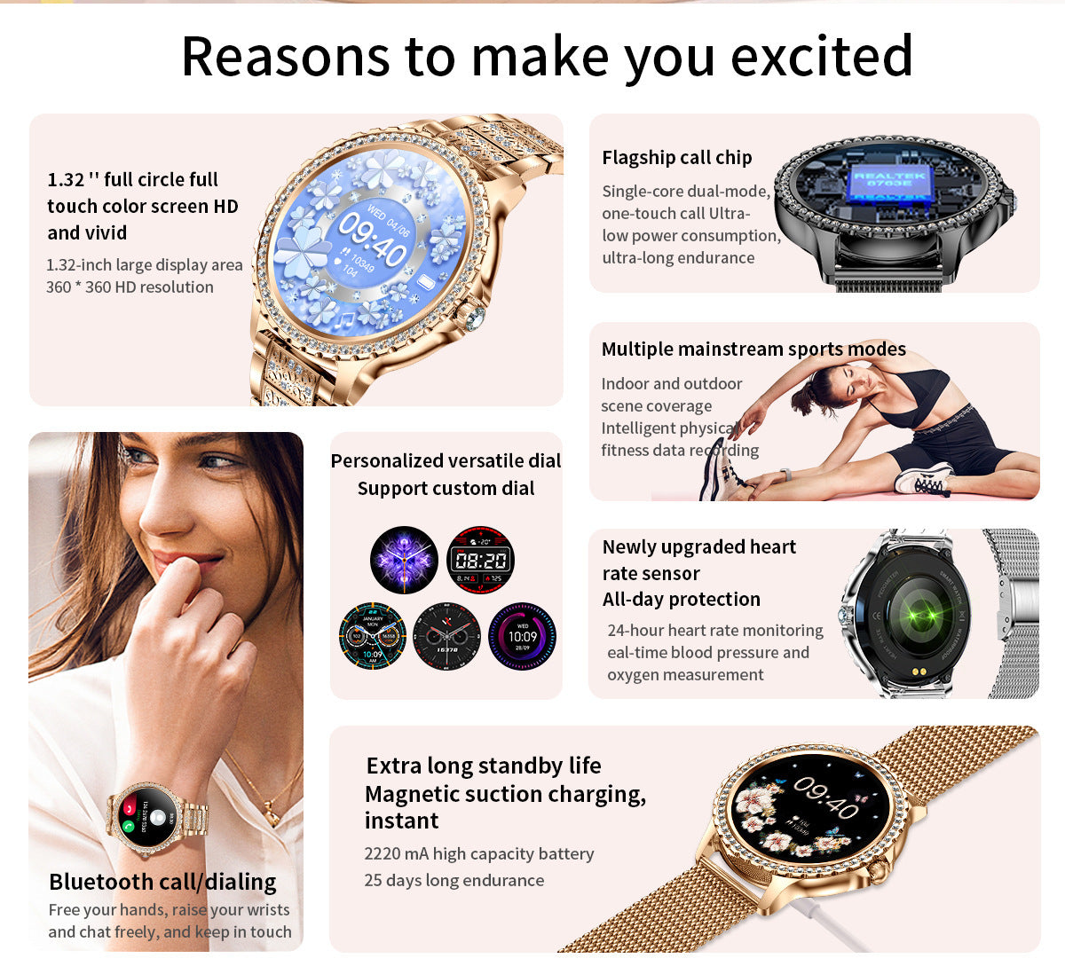 Smartwatch with AI voice assistant - image 1