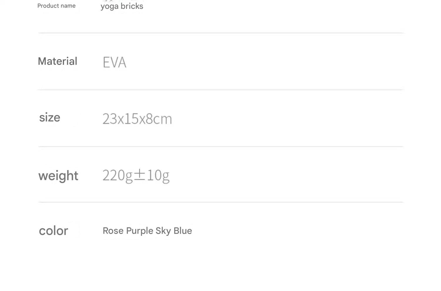 High-density yoga brick in Cherry Blossom Pink