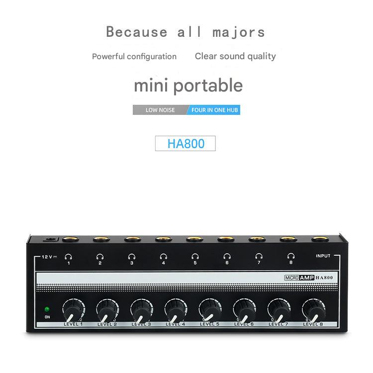 4-channel headphone amplifier detailed features