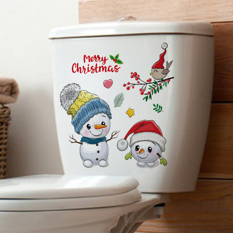 fun Christmas toilet sticker 3