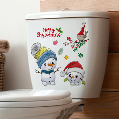 fun Christmas toilet sticker 3