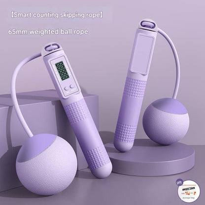 Smart Weighted Jump Rope Front View