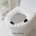White with Paw Print (Pack of 2)