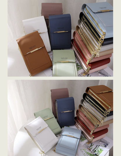 White women's stylish handbag