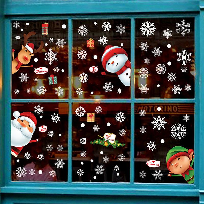 Holiday snowflake decals for home image 5