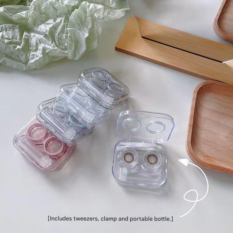 Transparent Lens Case with Visual Design Image 6