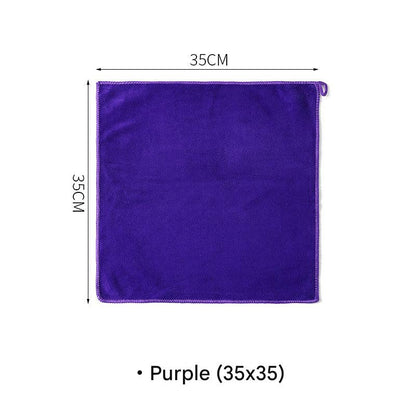 Microfiber cleaning cloth in blue color