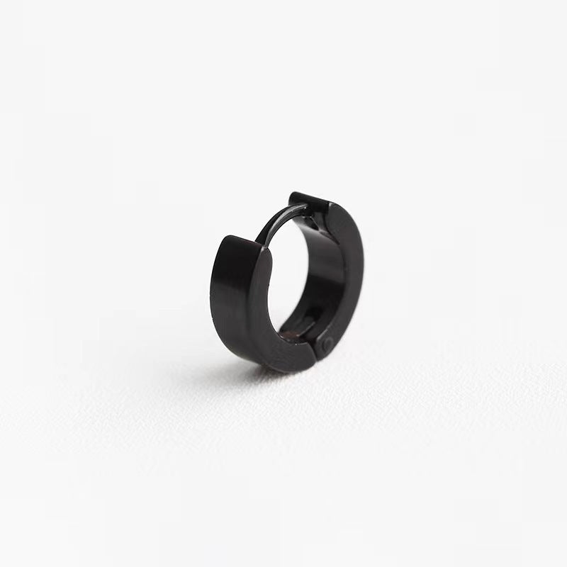 Durable and trendy titanium steel earrings