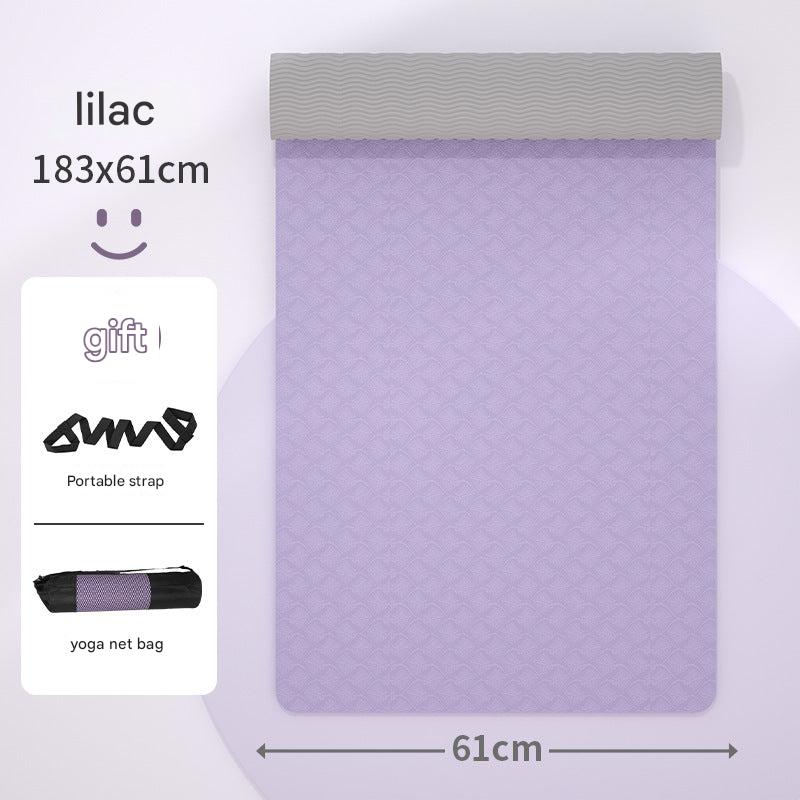 High bounce exercise mat for shock absorption