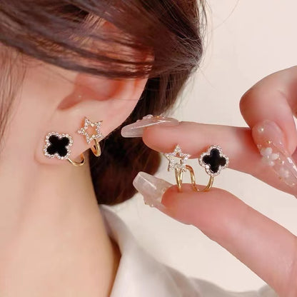 Layered fashion with the four-leaf clover necklace