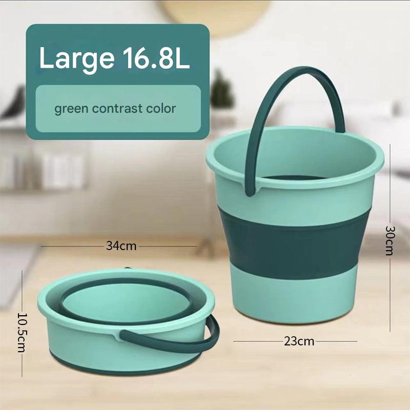 Foldable Fishing Bucket Pink