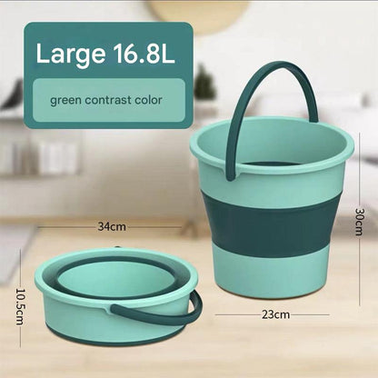 Foldable Fishing Bucket Pink