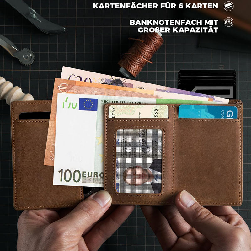 Carbon fiber design wallet for men