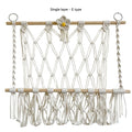 Woven Cotton Rope Storage Rack: Single Layer E Model
