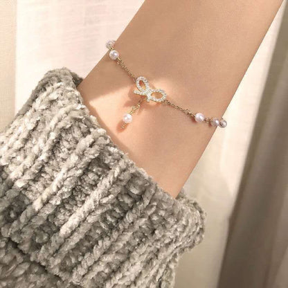 Korean style bowknot bracelet image 5