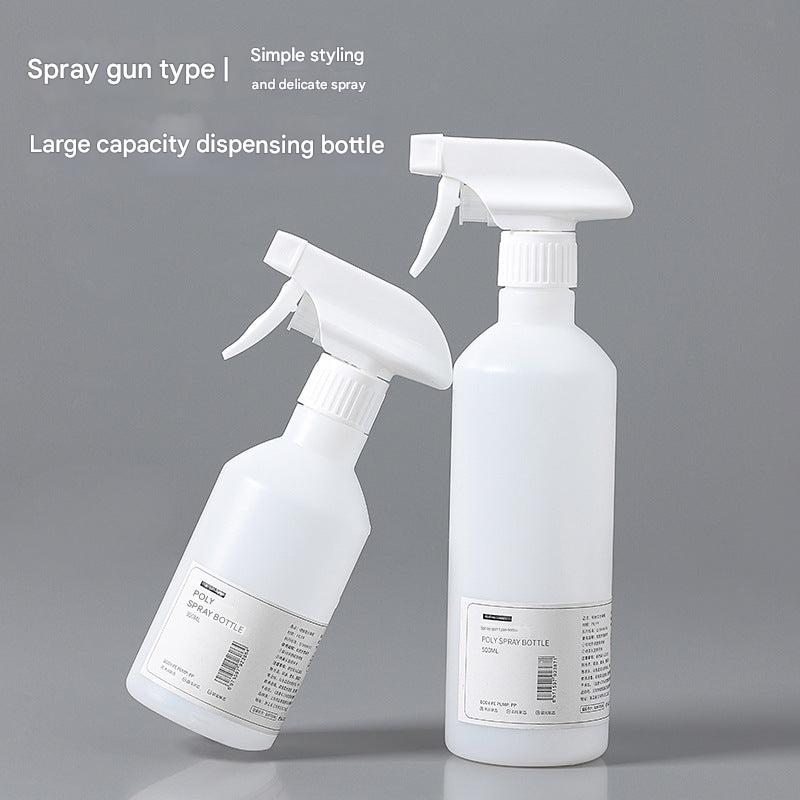 Alcohol spray bottle in use 2