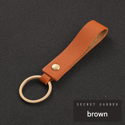 PU leather ring holder for car keys