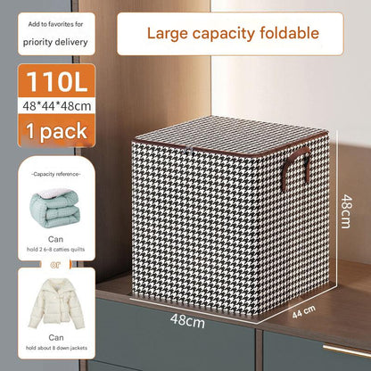 Non-woven storage bag beige daisy