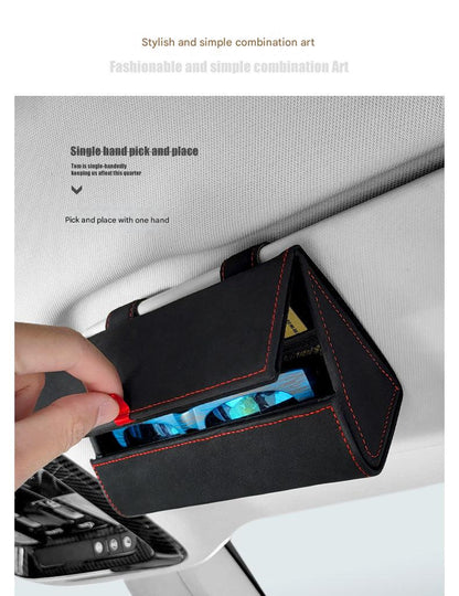 Stylish car accessory for sunglasses