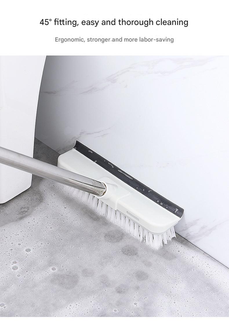 Close-up of hard bristles on cleaning brush