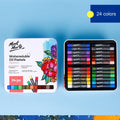 24 color water soluble heavy color stick (iron box)