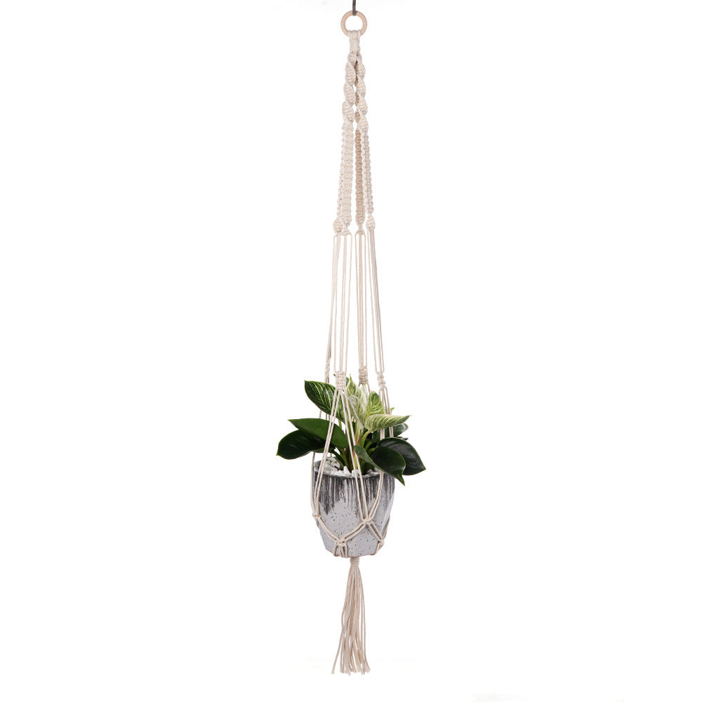 Beautiful cotton rope plant basket - image 8
