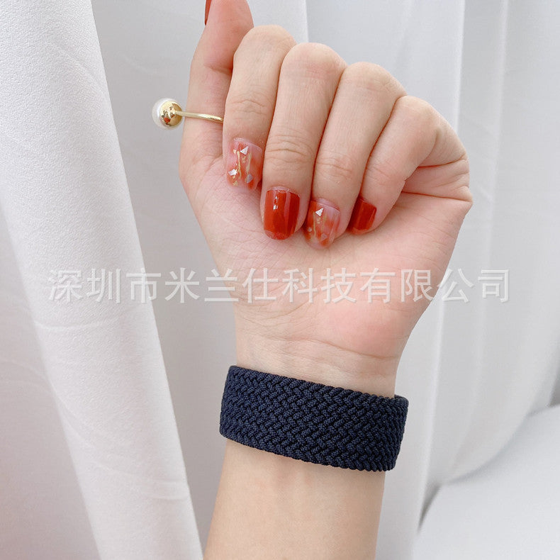 Ultra-Comfort Stretch Nylon Sport Band for Apple Watch - Perfect Fit for Series 4, 5, 6, 7, 8 & Ultra