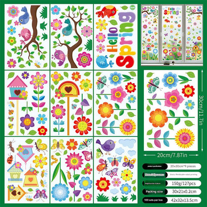 Spring Floral Window Sticker Image 5