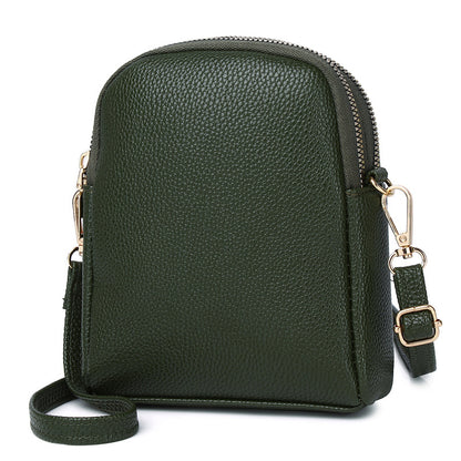 Chic Color-Block Mini Round Bag front view
