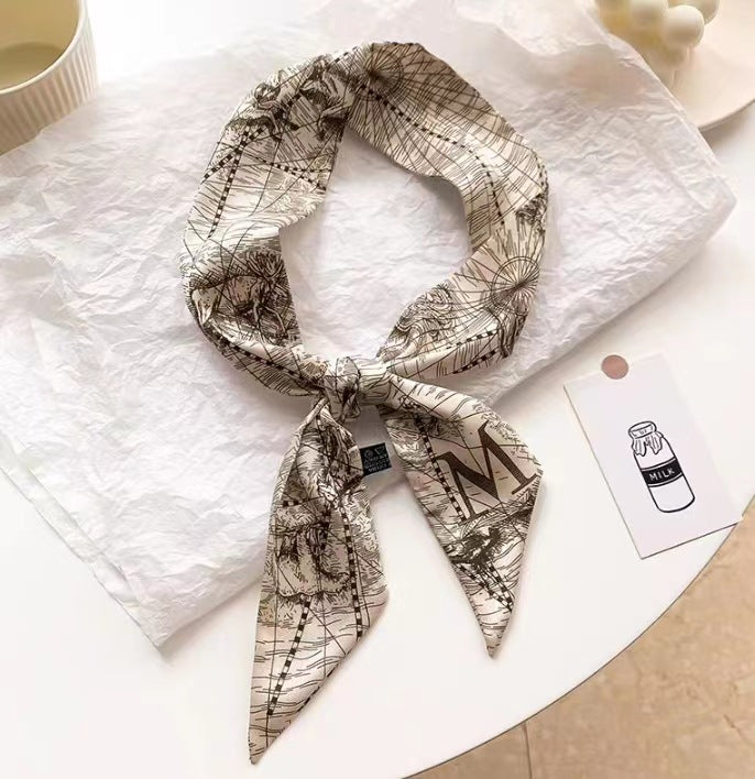 Vintage satin headband in various colors