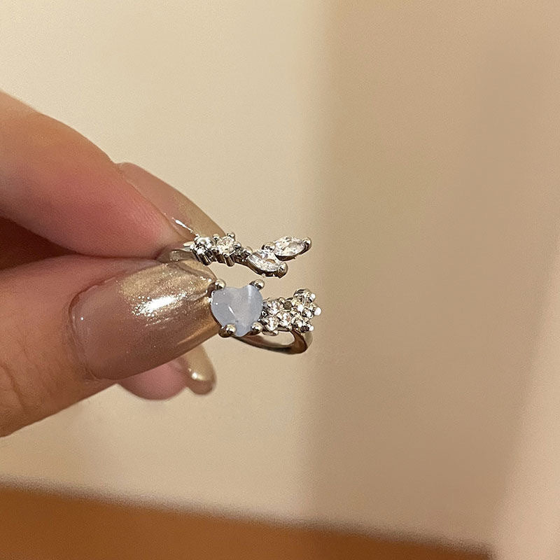 Elegant zircon heart ring - image 10
