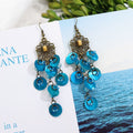 13 - Sea Shell Tassel (Ocean Blue)
