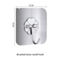 Brushed Silver Small Hooks