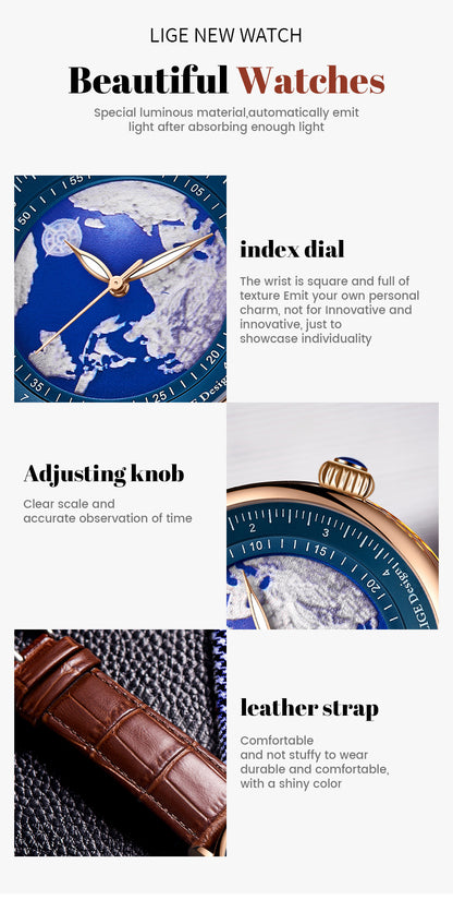 LIGE watch close up image 9