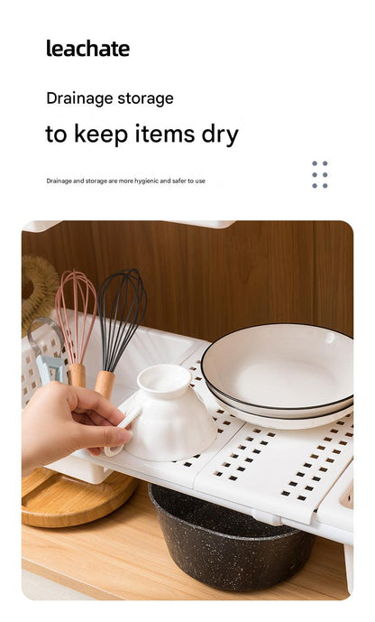 Durable PP storage solution on shelf
