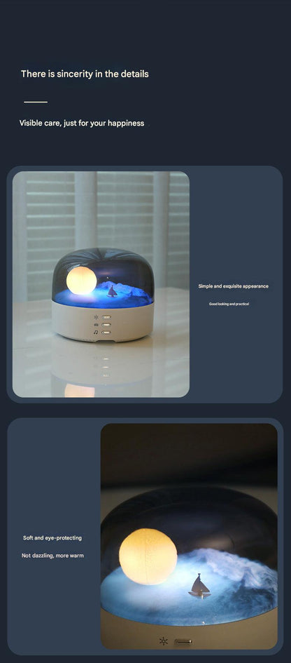 Portable Bluetooth speaker with LED