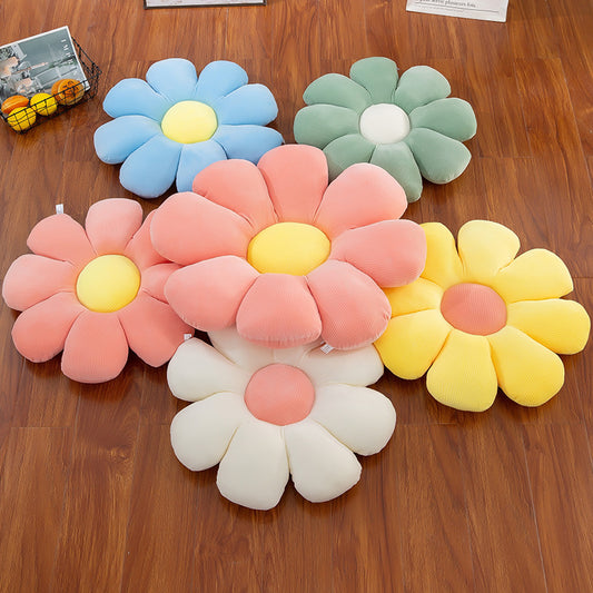 daisy plush pillow