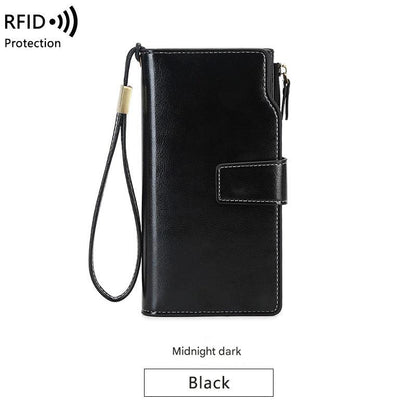 Waterproof wallet in midnight black
