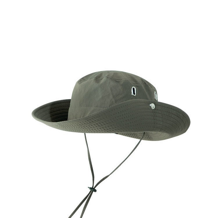 Summer cowboy hat in black color