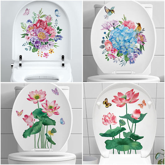 Stylish toilet stickers for home
