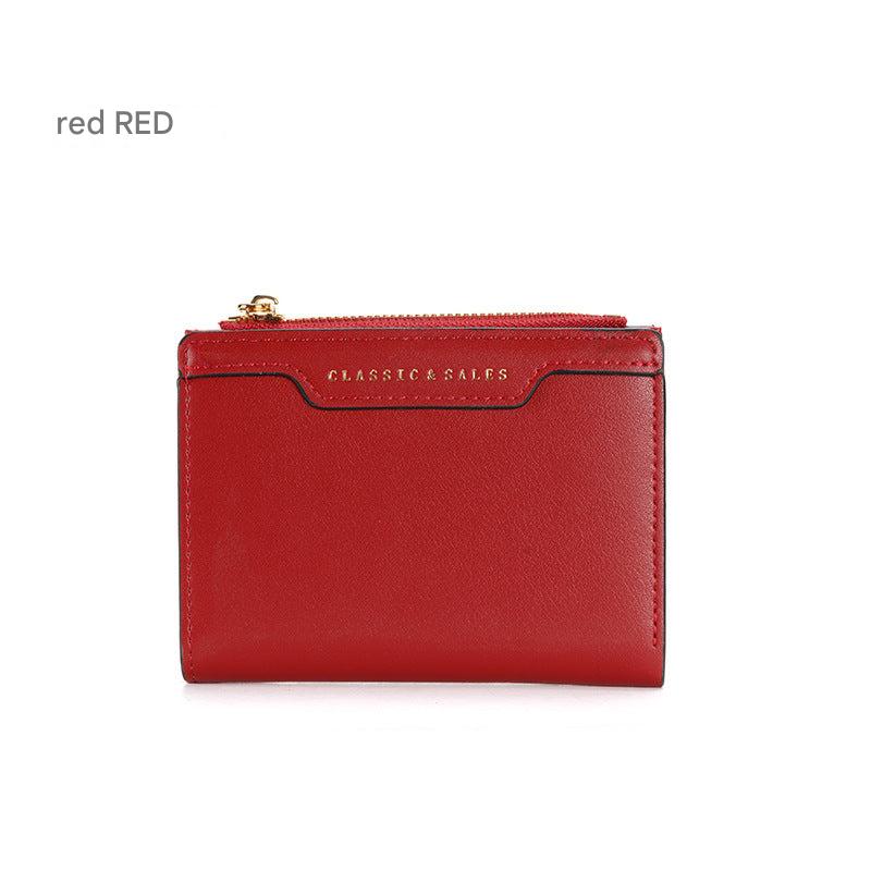 Pink slim cardholder wallet