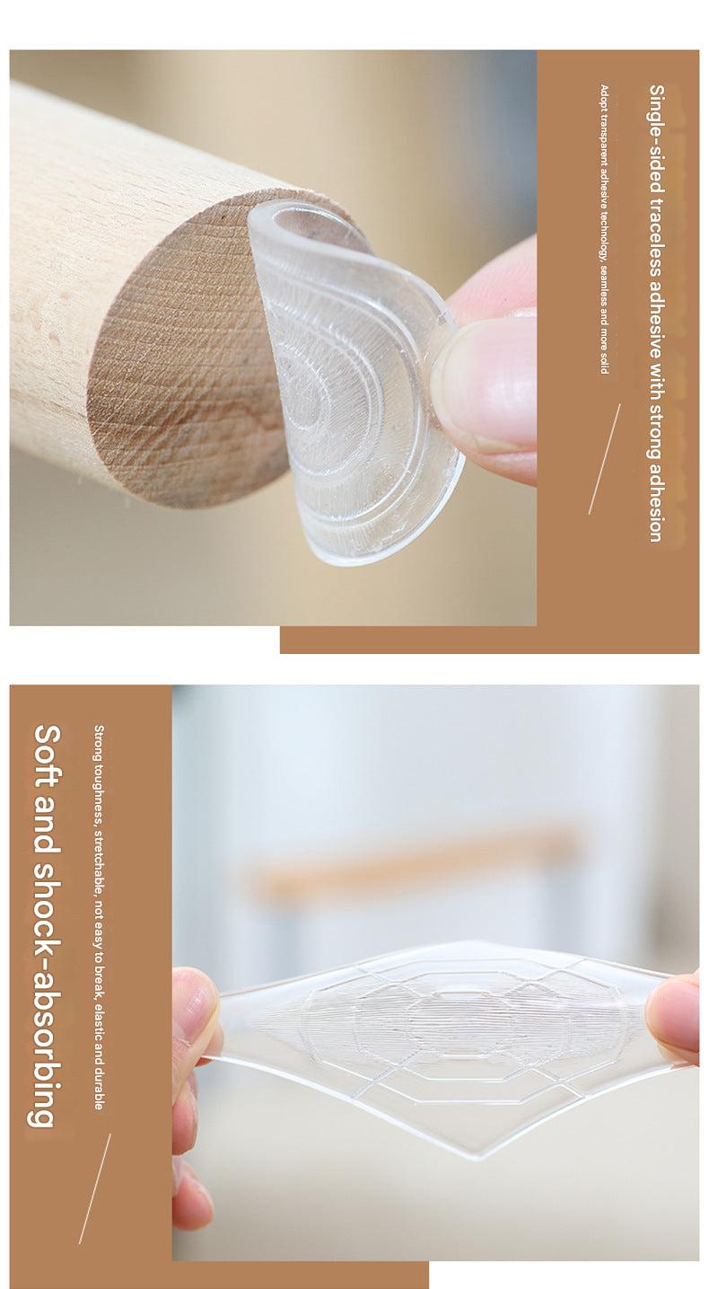 Stylish transparent leg pads for furniture - Image 3