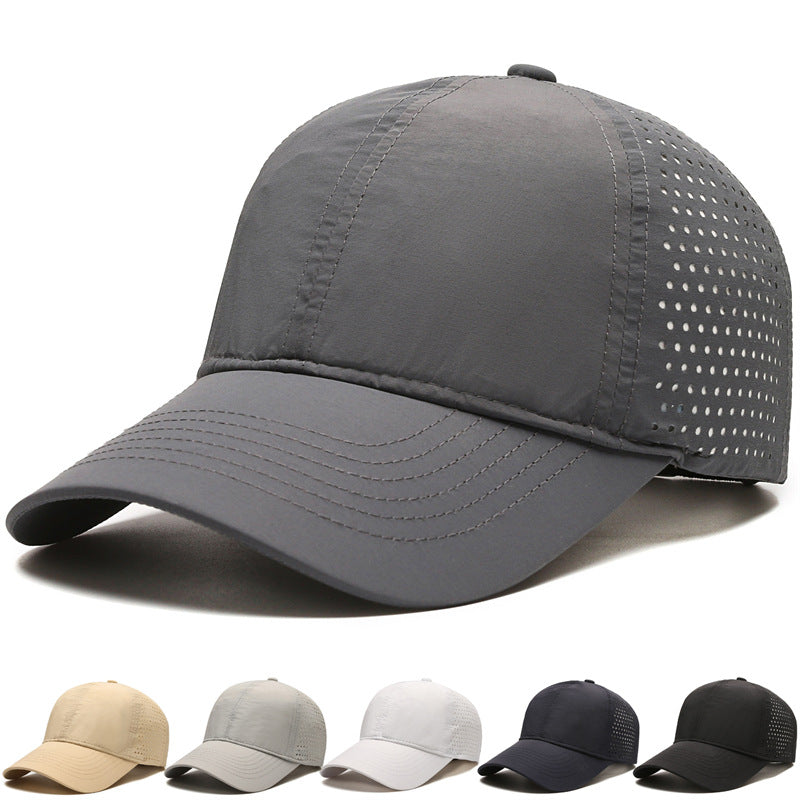 Adjustable summer cap back view