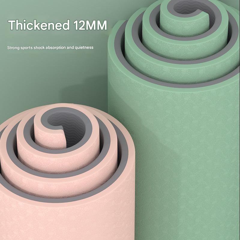 TPE Yoga Mat Thick Cushioning Image 4